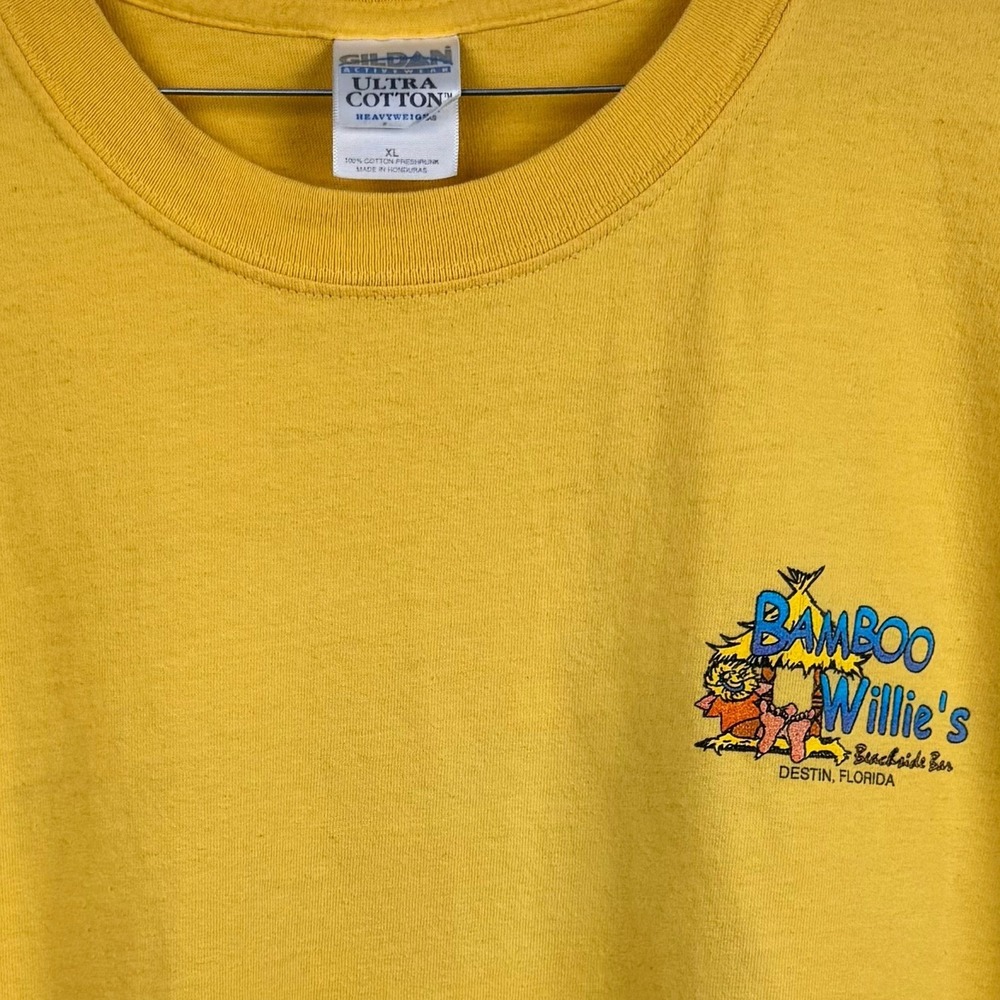 VTG 90's Bamboo Willie's Bar Florida Vacation Double Graphic T-Shirt Size XL - Picture 3 of 7